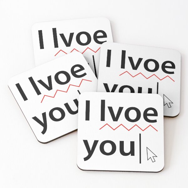 Item preview,  I lvoe you – spell check designed and sold by ChunkaMunka.