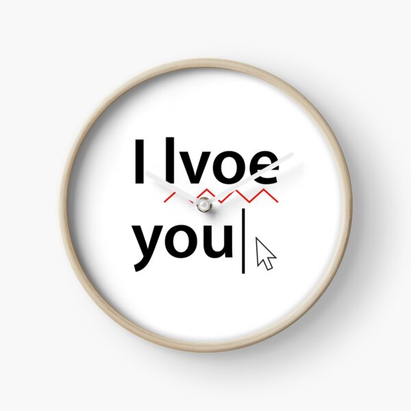 Item preview,  I lvoe you – spell check designed and sold by ChunkaMunka.