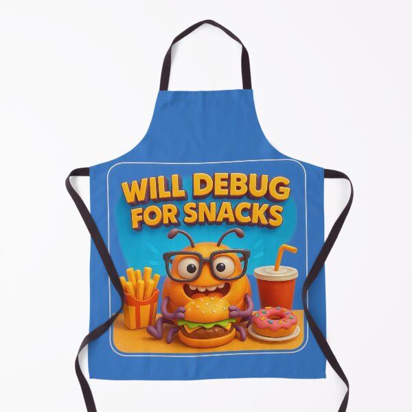 Item preview, Debugging for snacks – A funny statement designed and sold by Girih.