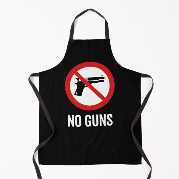 Item preview, No Guns / No Weapons Symbol / No Firearms Sign V2 (On Black) designed and sold by STUDIO-72.