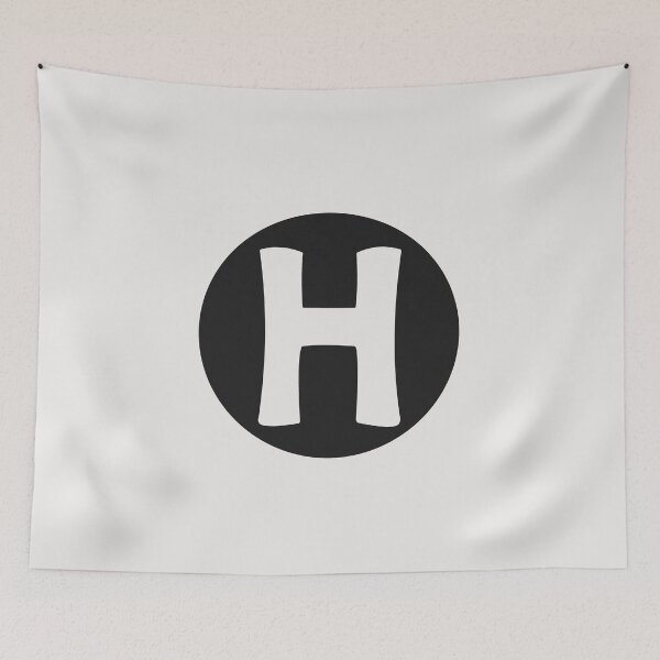 Item preview, letter h white designed and sold by ZiphGames.