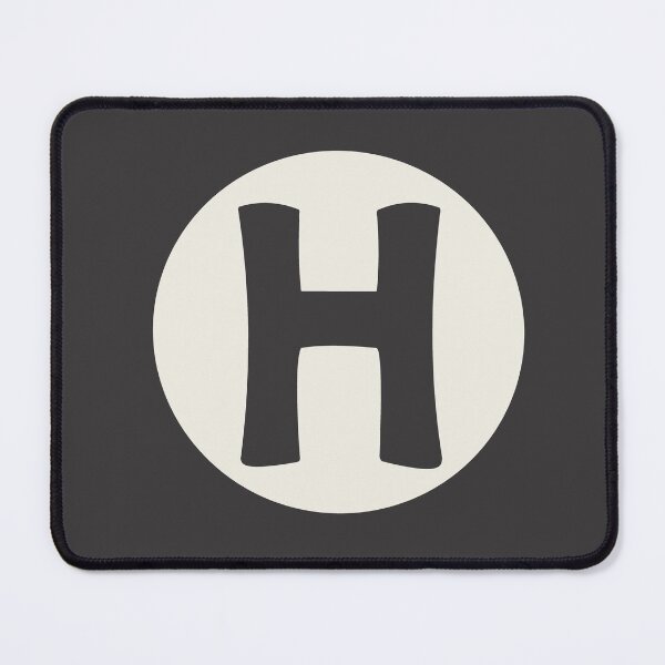 Item preview, letter h black designed and sold by ZiphGames.