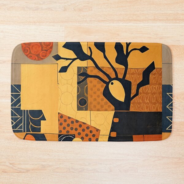 Item preview, Ethnic African pattern in warm colors #6 designed and sold by BoBiloArt.