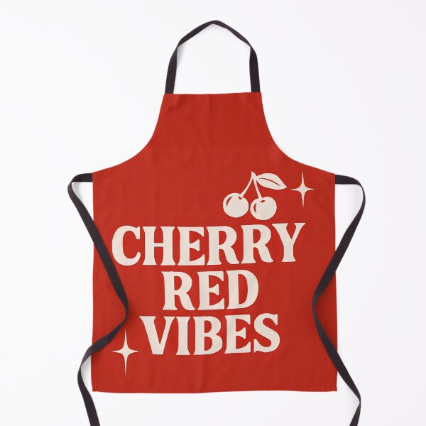 Item preview, Retro Cherry Red Vibes Typography Art designed and sold by Amr Siam.