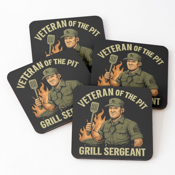 Item preview, Grill Sergeant – Veteran of the Pit designed and sold by ALITOPRINCE.