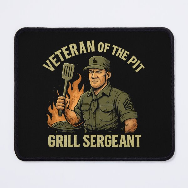 Item preview, Grill Sergeant – Veteran of the Pit designed and sold by ALITOPRINCE.