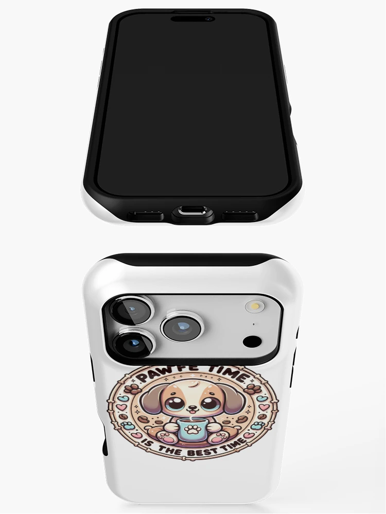 Thumbnail 3 of 4, iPhone Case, Pawffee Time designed and sold by JavaJokeTees.