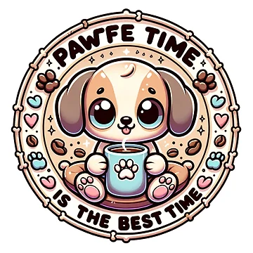 Artwork thumbnail, Pawffee Time by JavaJokeTees