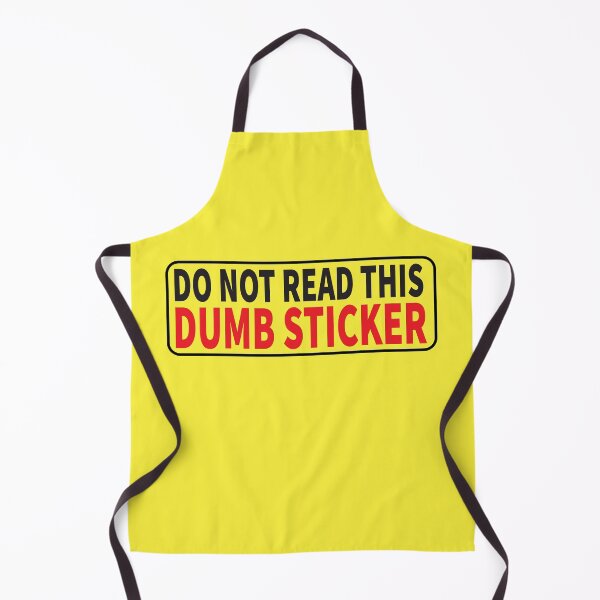 Item preview, Spoof6! "Do Not Read This Dumb Sticker" sticker designed and sold by markmm9.
