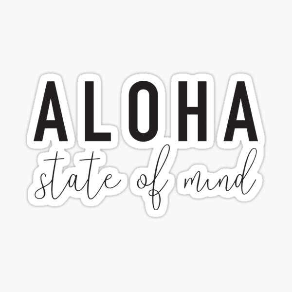Item preview, Aloha State of Mind – Tropical Vibes Design designed and sold by The secret storage room.