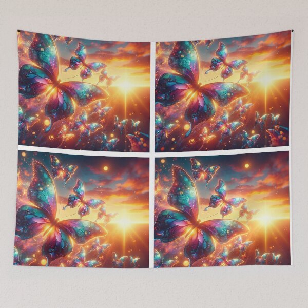 Item preview, Sunset Butterflies designed and sold by Intriguing Designs.