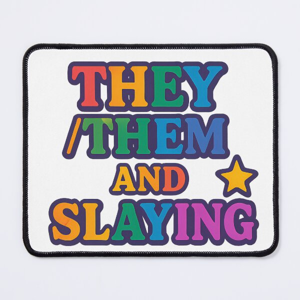 Item preview, They/Them and Slaying designed and sold by Haus Of Sin.