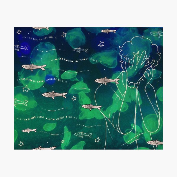 Item preview, Jellyfish (green) designed and sold by virtual-angel.