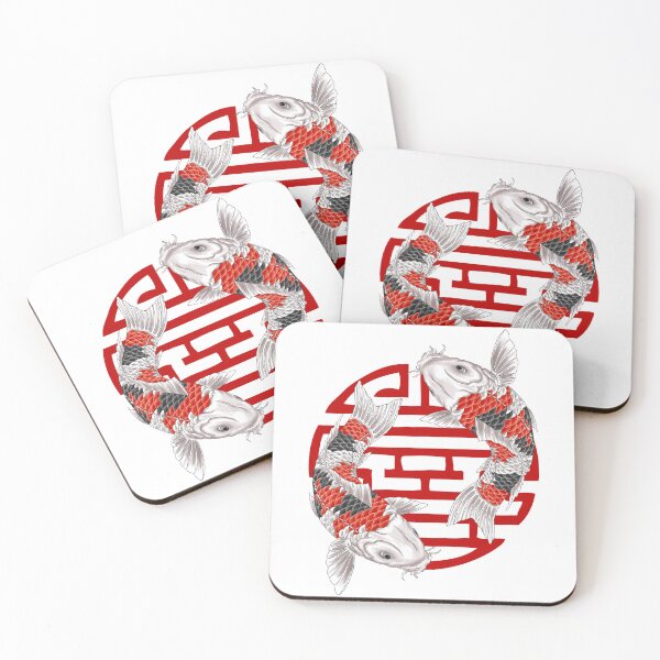 Item preview, JAPANESE TWIN KOI designed and sold by OHKUBOStyle.