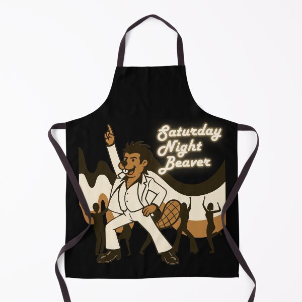 Item preview, Saturday Night Beaver – Funny Retro Disco Beaver designed and sold by pUNKnown.