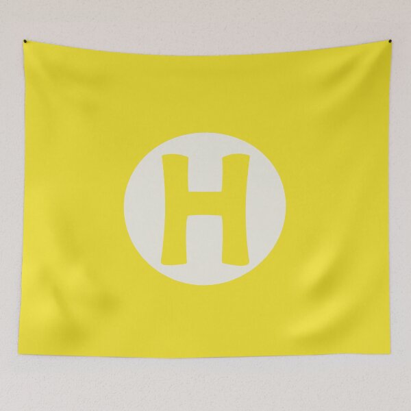 Item preview, letter h yellow designed and sold by ZiphGames.
