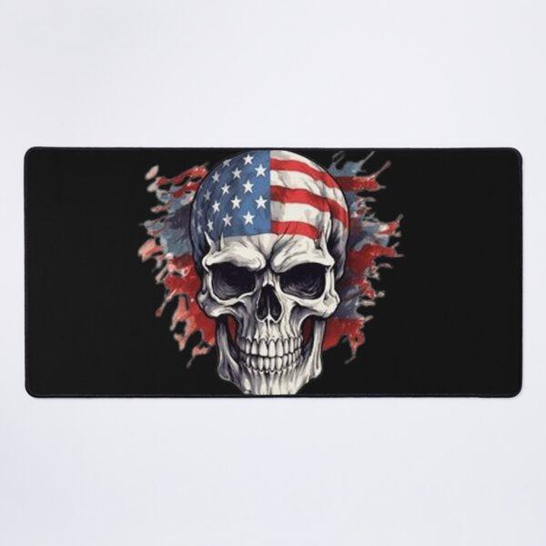 Item preview, American Flag Skul designed and sold by ALMERINDO.