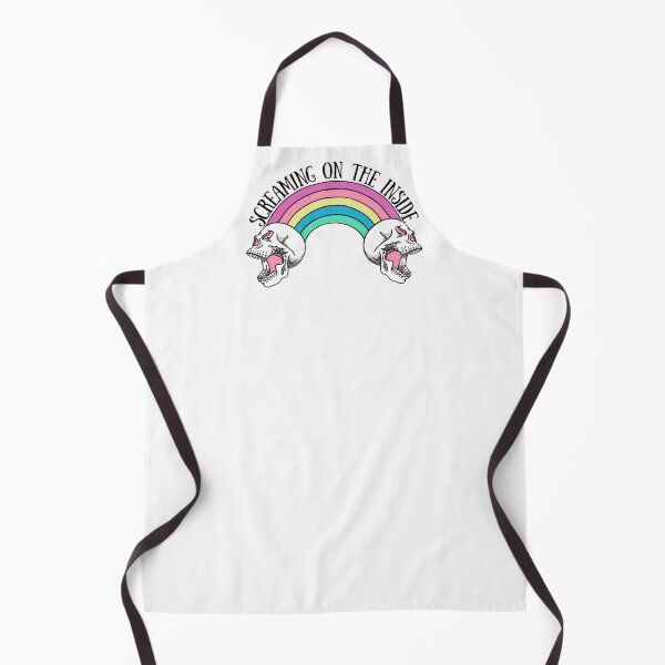 Item preview, Screaming On The Inside Skull Rainbow designed and sold by bitebackcobbc.