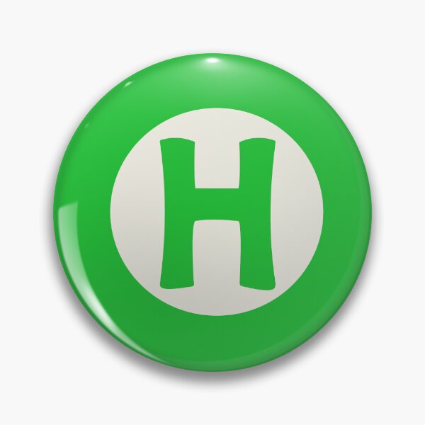 Item preview, letter h green designed and sold by ZiphGames.
