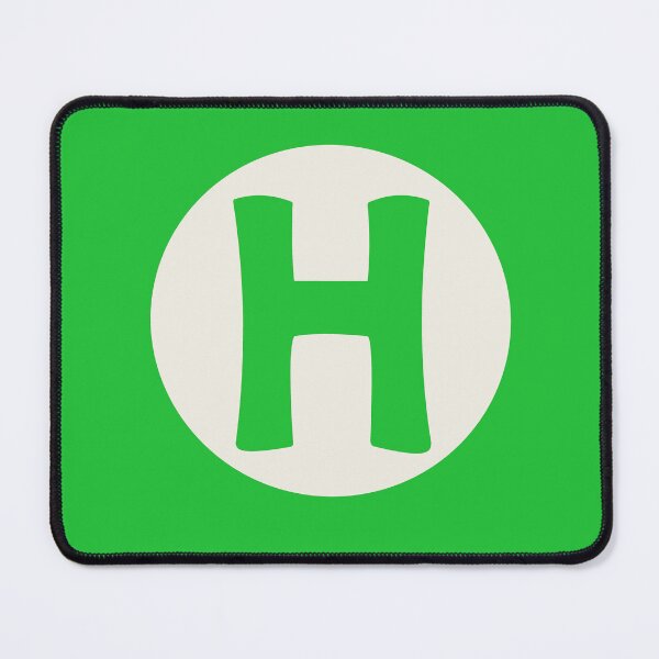 Item preview, letter h green designed and sold by ZiphGames.
