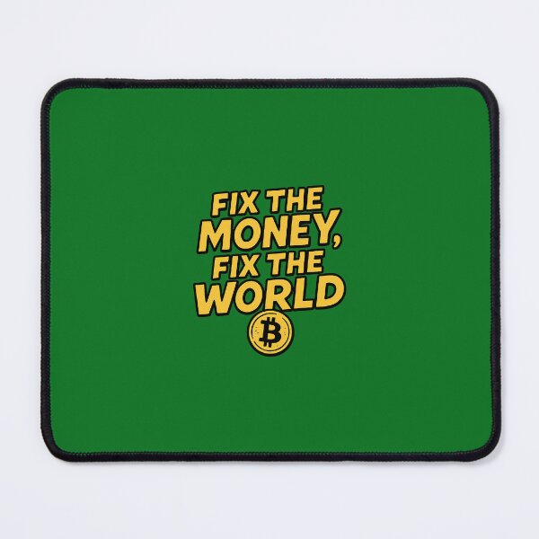 Item preview, Fix the Money, Fix the World – comic book style designed and sold by BitDrop.