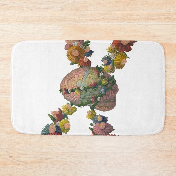 Item preview, Brain wrapped in flowered vines designed and sold by Heather-Valera.