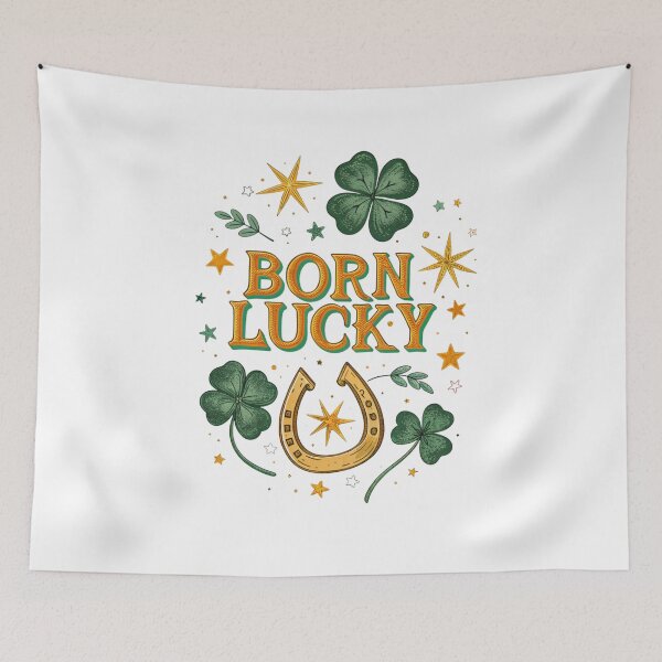 Item preview, Born lucky designed and sold by Lucky 777.