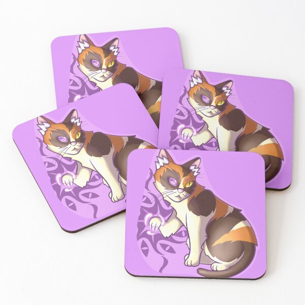 Item preview, RPG kitten Warlock designed and sold by The Vagrant Mansion.