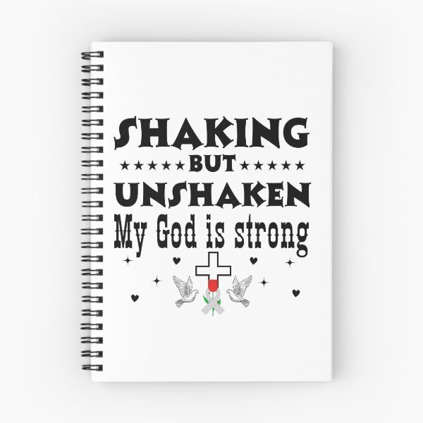 Item preview, Shaking But Unshaken, My God Is Strong Parkinson Faith Design  designed and sold by Raise2Shine.