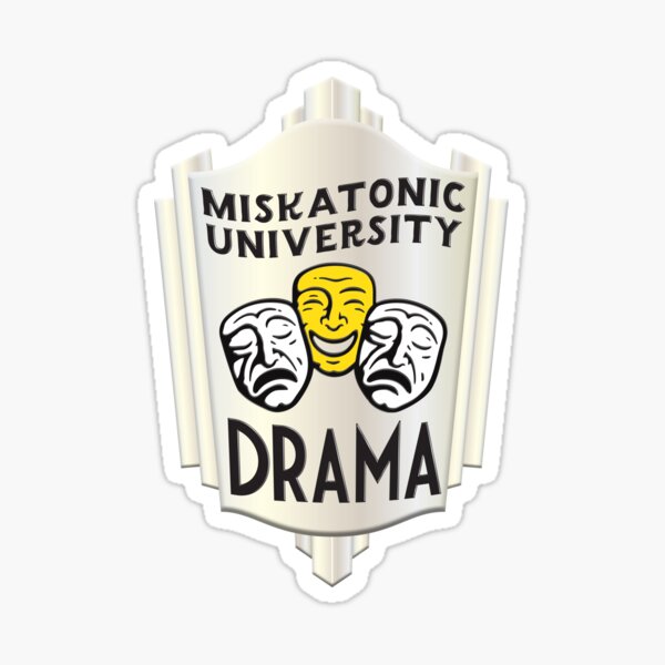 Item preview, Miskatonic University Drama designed and sold by HPLHS.