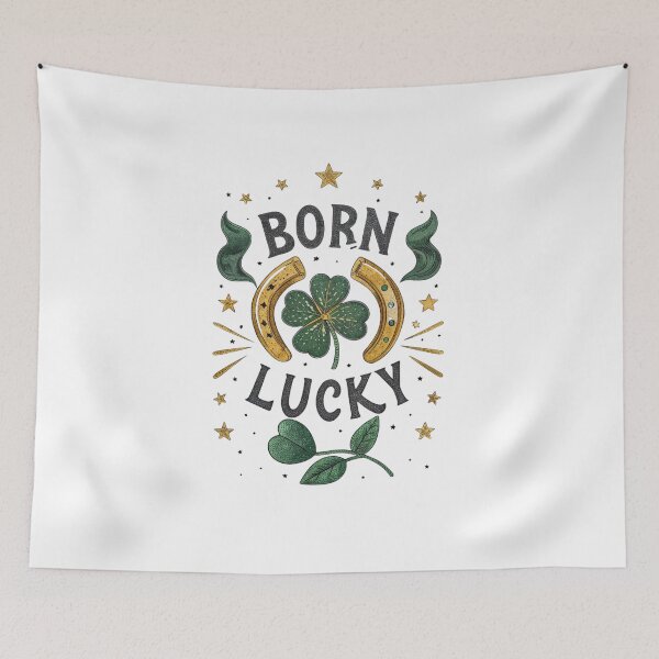 Item preview, Born lucky designed and sold by Lucky 777.
