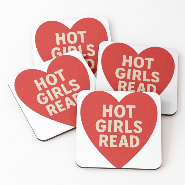 Item preview, Hot Girls Read Bold Text Transparent Background designed and sold by weirdfishes123.