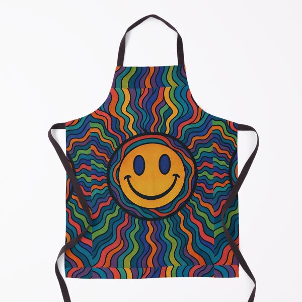 Item preview, Psychedelic Smiley Face Vibrant Abstract Art designed and sold by Amr Siam.