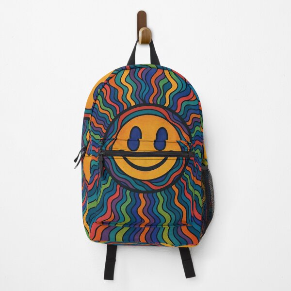 Item preview, Psychedelic Smiley Face Vibrant Abstract Art designed and sold by Amr Siam.