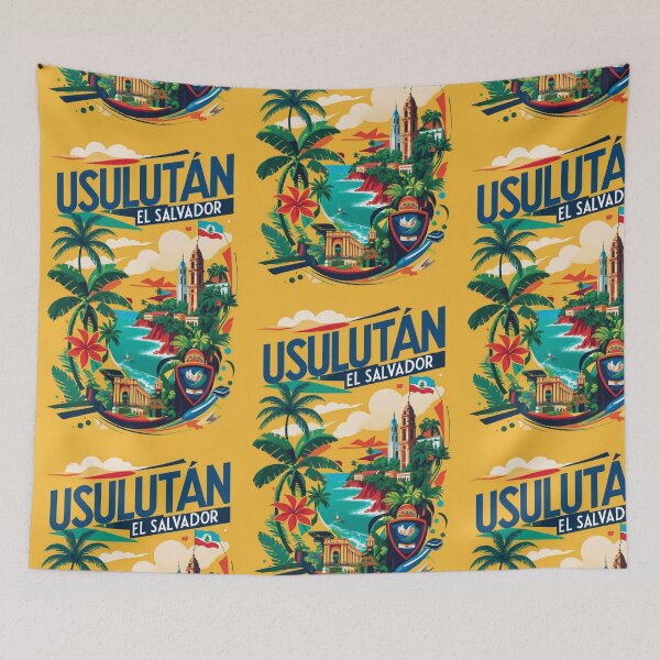 Item preview, Usulutan El Salvador Vintage Travel Tourism designed and sold by TravelersGems.