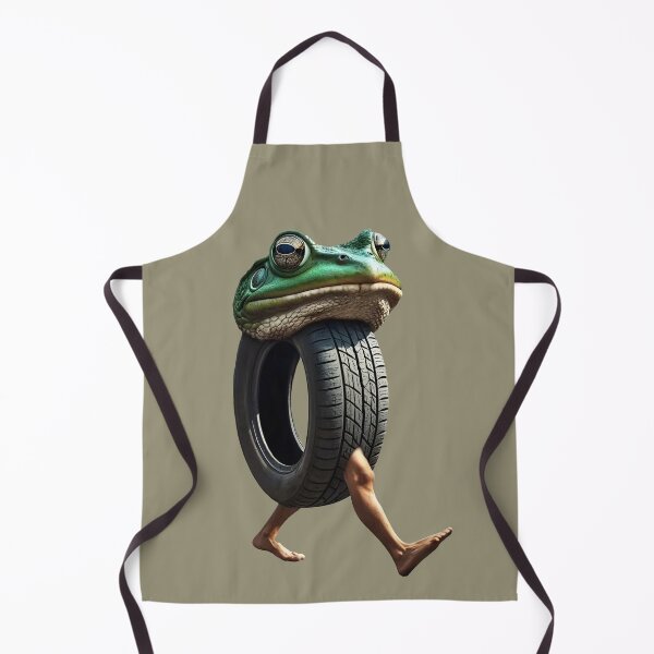 Item preview, Boneca Ambalabu — CUTOUT of hybrid of frog, tire, and human legs Brainrot Meme designed and sold by EmeraldeaArt.