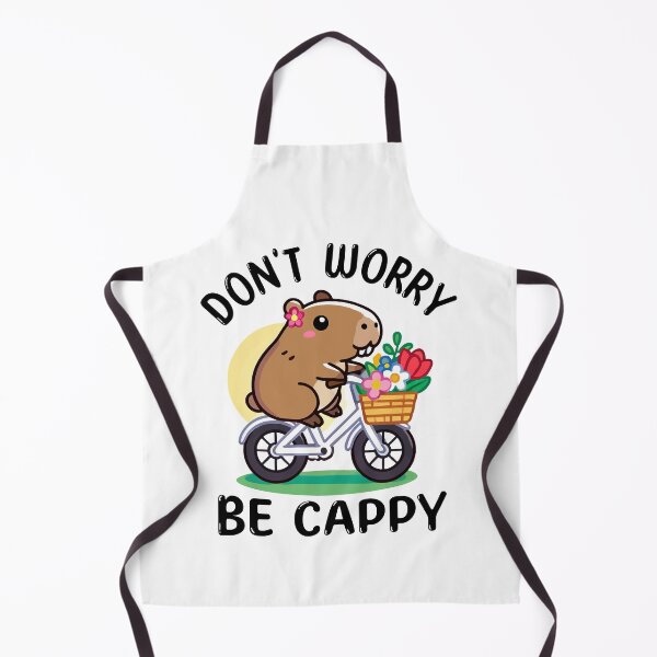 Item preview, Don't Worry Be Cappy Funny Capybara Chill Vibes designed and sold by HandicraftArt.