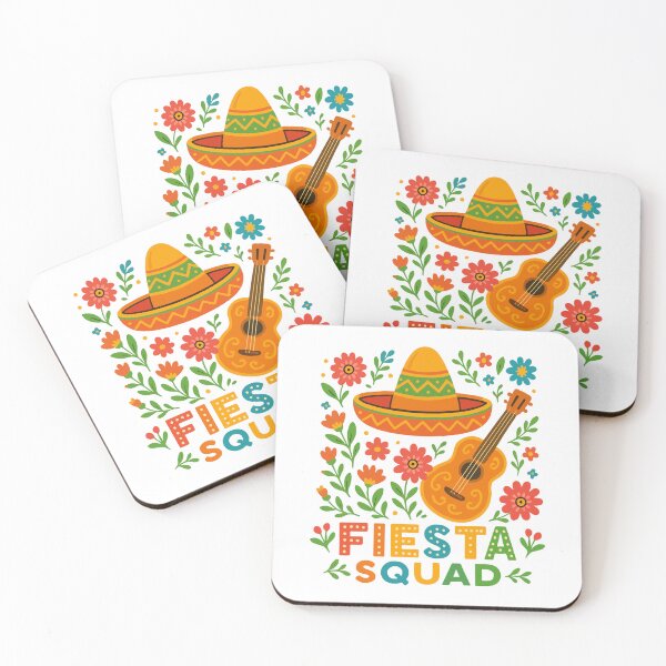 Item preview, Fiesta Squad – Colorful Party Vibes designed and sold by HandicraftArt.