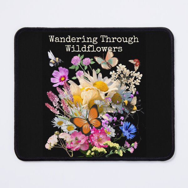 Item preview, Wandering Through Wildflowers Butterflies Native Flowers Colorful Design designed and sold by EarthArtDesigns.