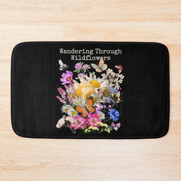Item preview, Wandering Through Wildflowers Butterflies Native Flowers Colorful Design designed and sold by EarthArtDesigns.