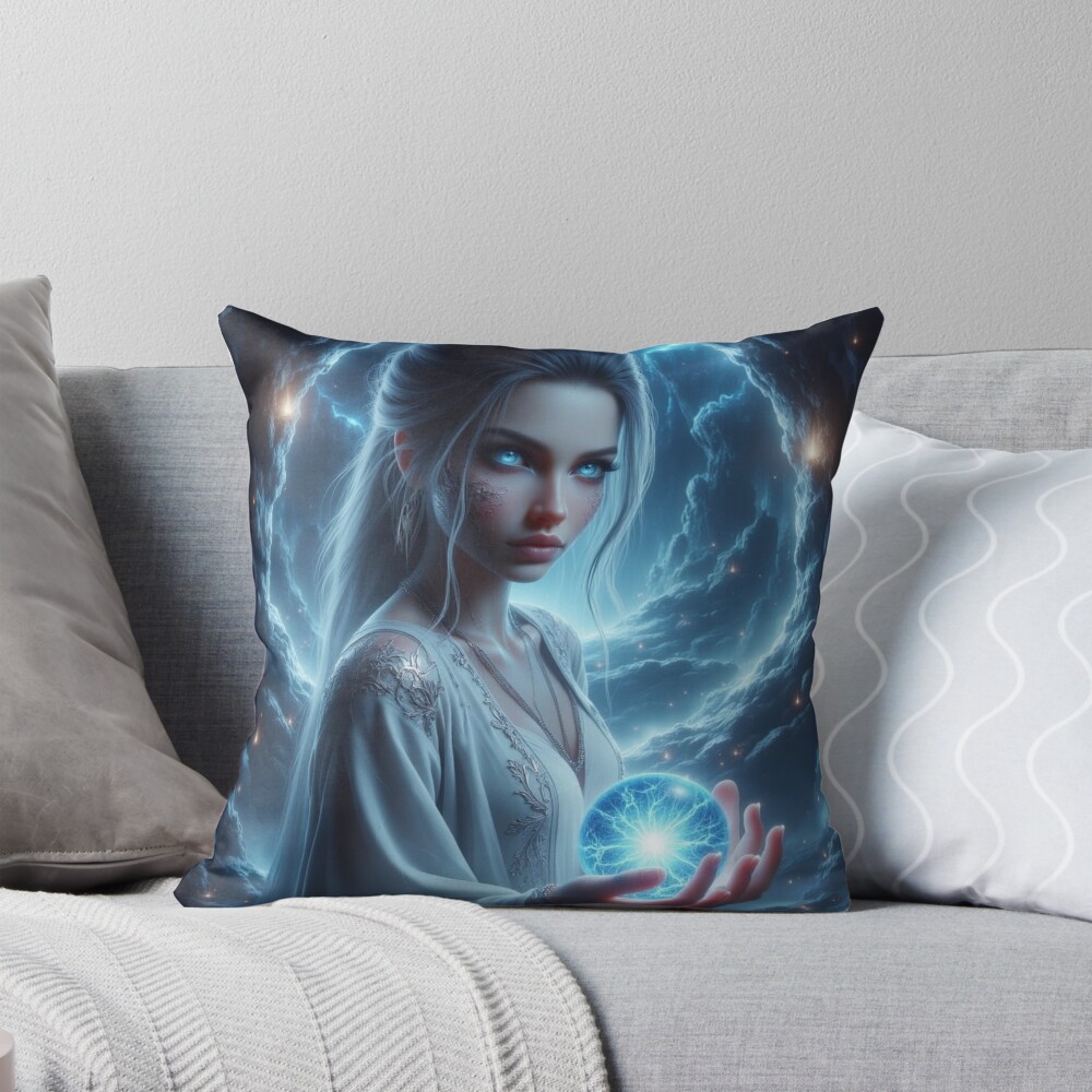 Item preview, Throw Pillow designed and sold by Uniqueimagine.