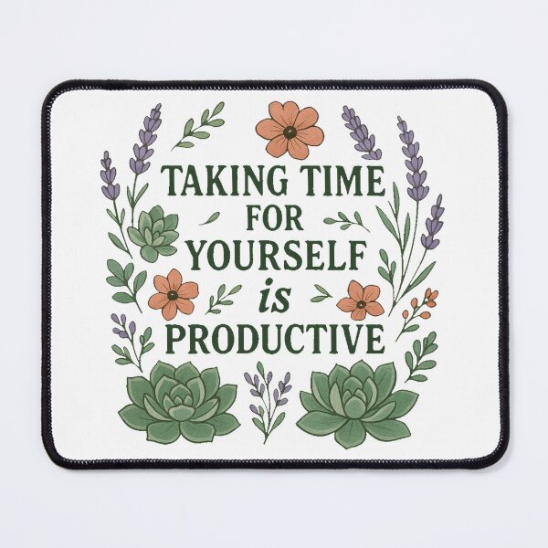 Item preview, Productive Self Care Quote designed and sold by Starr_Designs.
