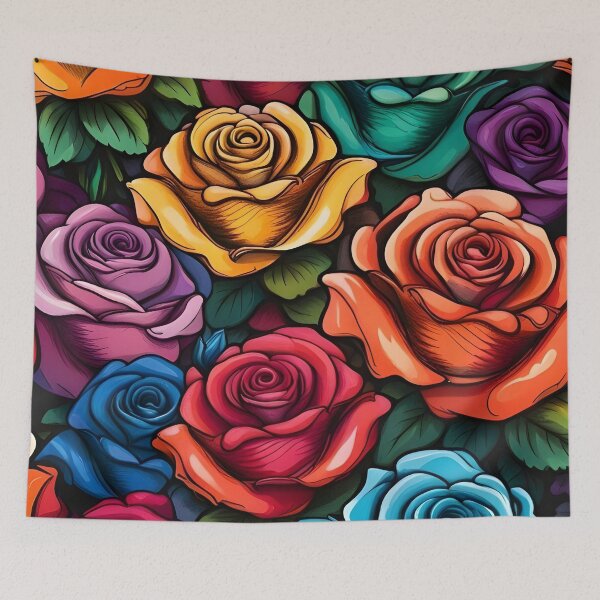 Item preview, Colorful Roses Floral Pattern designed and sold by MOBI-CASE.