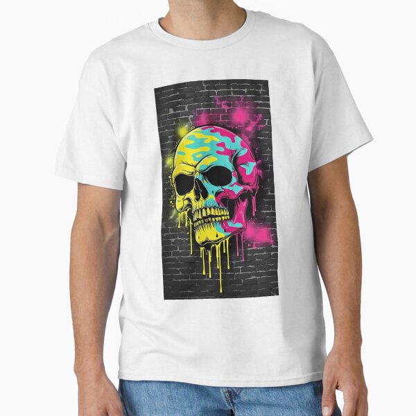 Item preview, Neon Graffiti Skull Camo Design designed and sold by CamouflageLab.