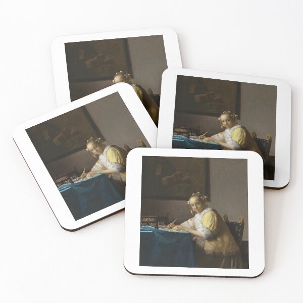 Item preview, A Lady Writing a Letter   by Johannes Vermeer  designed and sold by TeeARTHY.