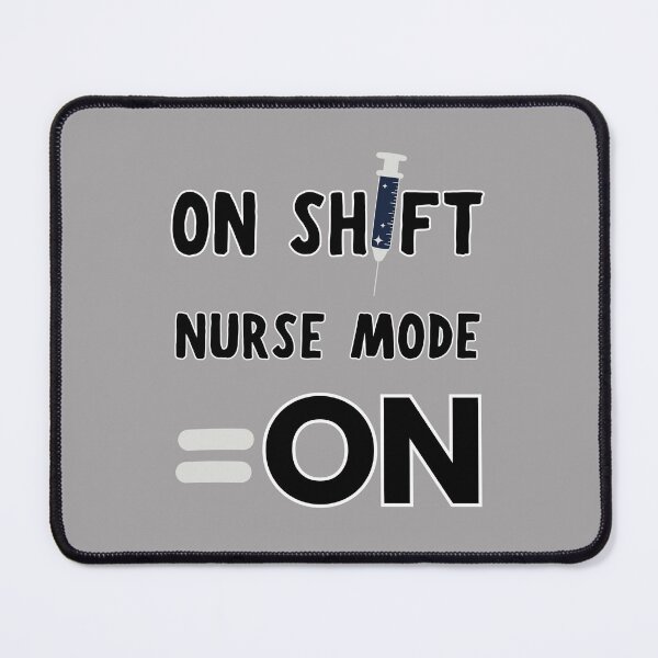 Item preview, On Shift Nurse Mode - Minimalist Medical Worker Design designed and sold by Purrfect Blend .