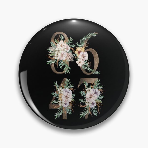 Aperçu de l'œuvre 86 47 Fleurs anti-Trump Floral Subtil Anti Trump 8647 Gear créée et vendue par DynamicDesign.