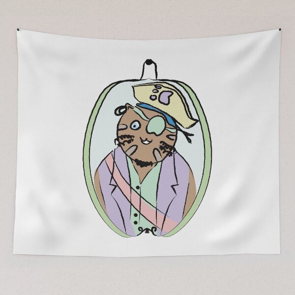 Item preview, Cat Doodles - Pirate Cat - Sailor Cat - Meet Pirate Cat - Cats in Our Hats designed and sold by ArtFisher.