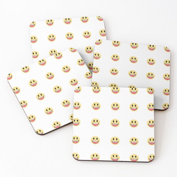 Item preview, Smiling Smileys - Grinning Face with Big Eyes Emoji Set of 5x5 25 pieces designed and sold by EmeraldeaArt.