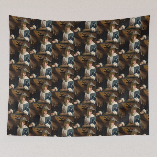 Item preview, Girl with a Flute   attributed to Johannes Vermeer designed and sold by TeeARTHY.